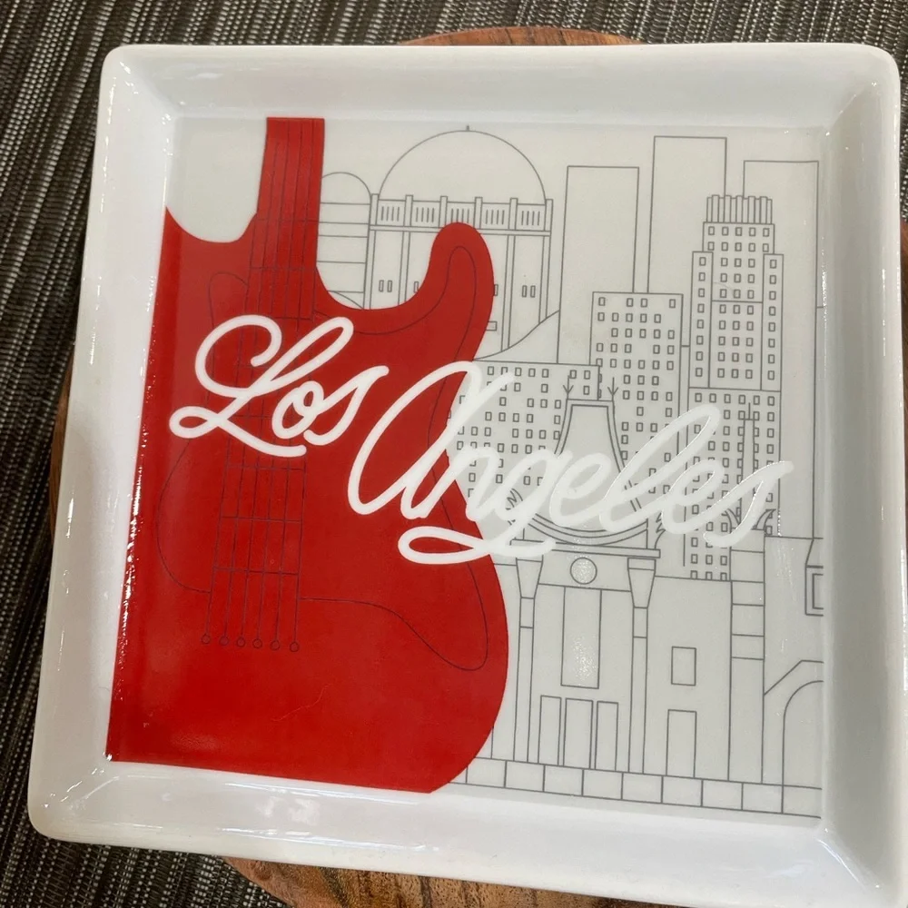 Crate & Barrel City Music Plates – Set of 6